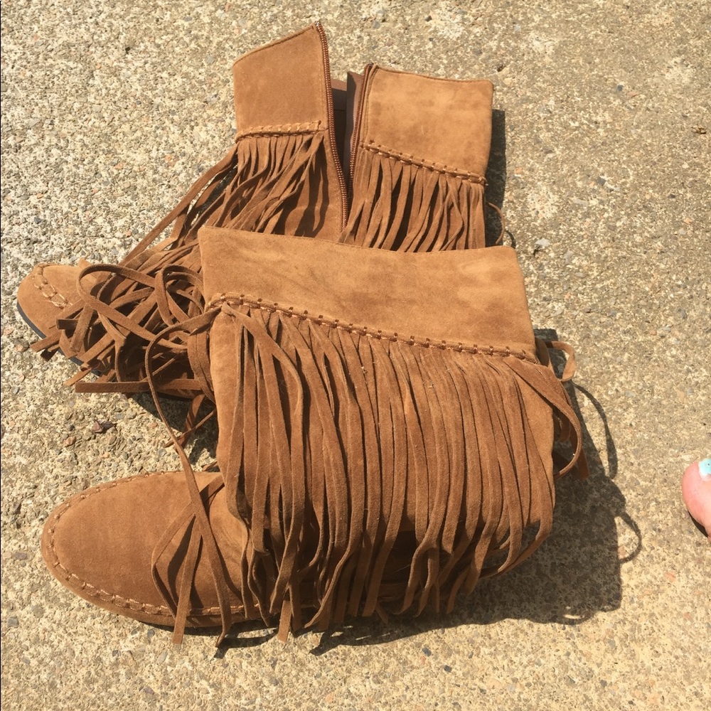 Fringed Boots